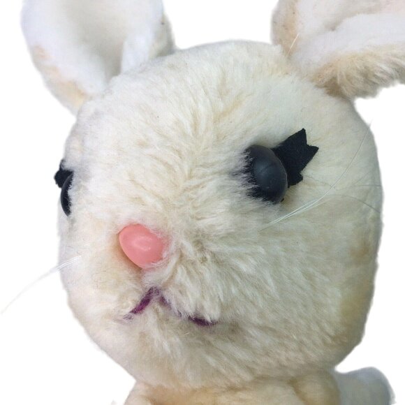 Vtg 77 Dakin 10" Hugging Plush Bunnie Rabbits Bunnies Stuffed Animals Snuggling - Picture 12 of 13